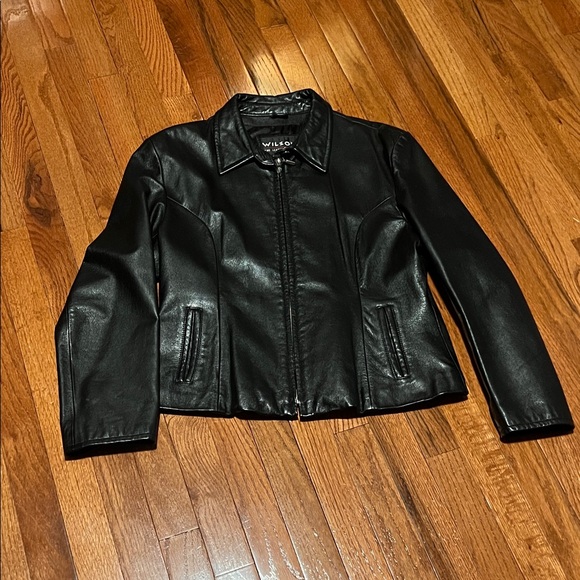 Wilson Jackets & Blazers - Wilson Women's Classic Black Leather Jacket